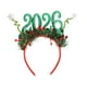 thumbnail image 2 of Diadema navideña para cosplay, tocado para aniversarios de Año Nuevo Verde, 2 of 9