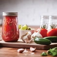 thumbnail image 2 of MONGJI Glass Flute Mason Jar, Regular Mouth, Pint Size, 16 OZ (Pack of 8), 2 of 7