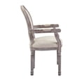 thumbnail image 4 of Modway Emanate Dining Armchair Upholstered Fabric Set of 2 in Beige, 4 of 4