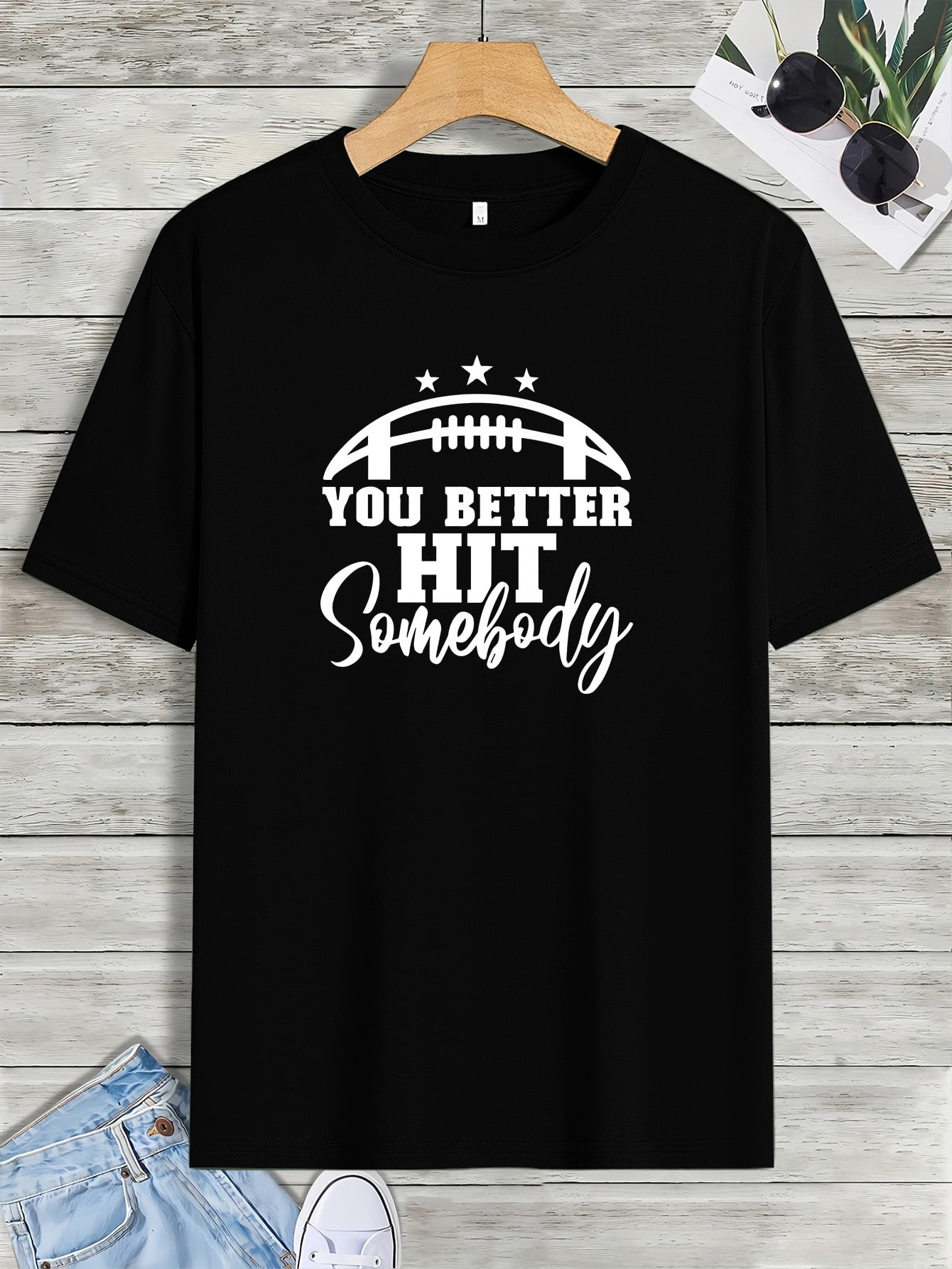 Playera Cuello Redondo Manga Corta Para Caballero · 90% Algodón 10