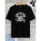 thumbnail image 1 of Camiseta informal de cuello redondo y manga corta con estampado gráfico de fútbol americano "Más te vale golpear a alguien". Secado rápido, cómoda y de verano para uso diario, entrenamiento y vacacion, 1 of 3