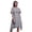 Medium Purple, variant on Bimba Floral Printed Women’s Ruffle Front Cold Shoulder Swing Shift Dress-Large