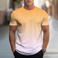 thumbnail image 2 of hoksml Men's Ombre Graphic T Shirts Short Sleeve Crew Neck Casual Tees for Summer, 2 of 5