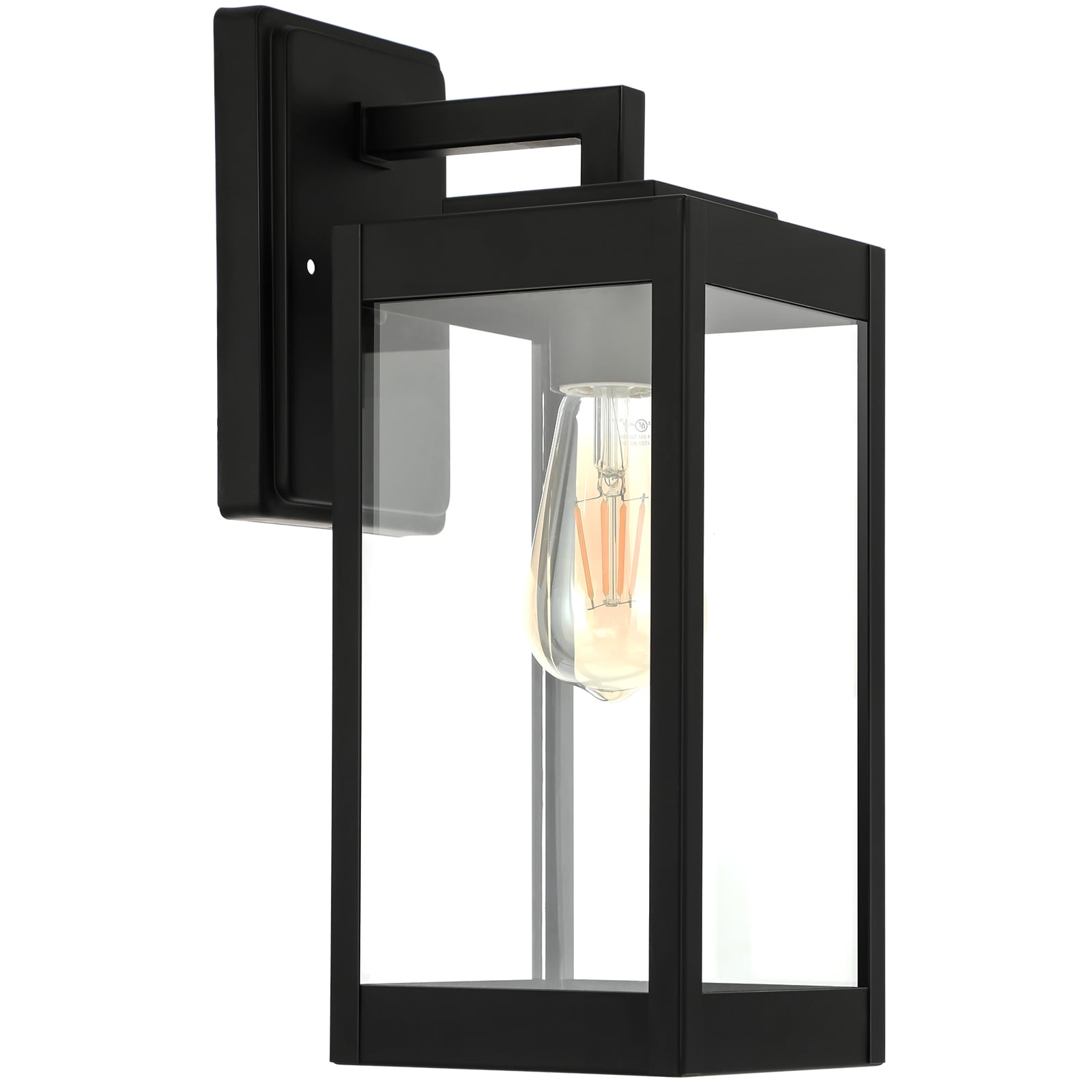 DEWENWILS Outdoor Wall Light Exterior Lantern Fixtures with Clear Glass