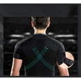 thumbnail image 3 of Support Réglable Double Épaule, Bracelet en Néoprène Protecteur, Manchon Rotatif Support de Compression Équipement de Protection de Sport, 3 of 8