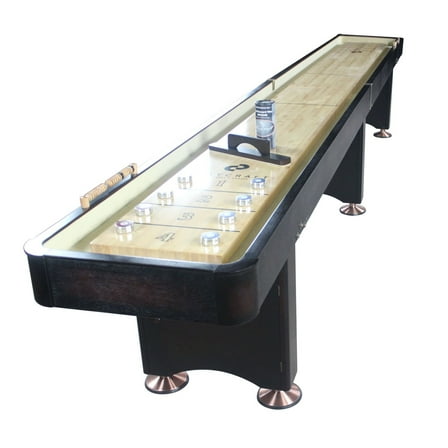 Playcraft Georgetown Espresso 14' 2 Piece Construction Shuffleboard table