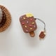 thumbnail image 1 of Funda protectora de silicona con dibujos animados para Apple AirPods 1 2 pro, cubierta suave para auriculares con Bluetooth de tercera generación xuanjing  unisex, 1 of 2