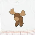 thumbnail image 4 of Inktastic Cute Moose Girls Toddler Dress, 4 of 5