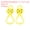 Yellow, variant on Uxcell 11" Non Slip Grip Spikes Claw Universal Ice Cleats Shoe Spikes with 5 Tooth Steel Nails Black 4 Pairs