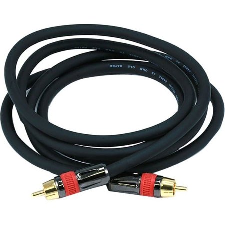 UPC: 0844660026808 | Monoprice Digital Coaxial Audio Cable – 6 Feet – Black | High Quality RG6 RCA CL2 Rated  Gold plated