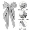 thumbnail image 3 of Wattne 3PCS Hair Bows for Women Big Bows for Hair Black Satin Bow Hair Clips White Hair Ribbons Girls Hair Bows Large Bows with Long Tails Bowknot Clips Barrettes Aesthetic Hair Accessories, 3 of 7