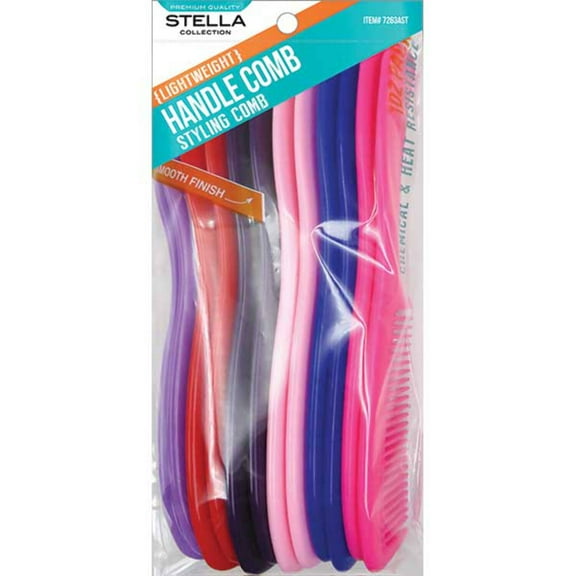 STELLA COLLECTION - Comb-Handle Comb ASSORTED