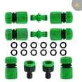 thumbnail image 1 of Garden Watering Hose ABS Quick Connector 1/2" End Double Male Hose Coupling Joint Adapter Extender Set For Hose Pipe Tube ,Leak-Proof, 1 of 7