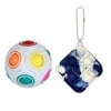 Puloru Decompression Toys Kit, Squeeze Toy Rubik's Cube Stress Relieve