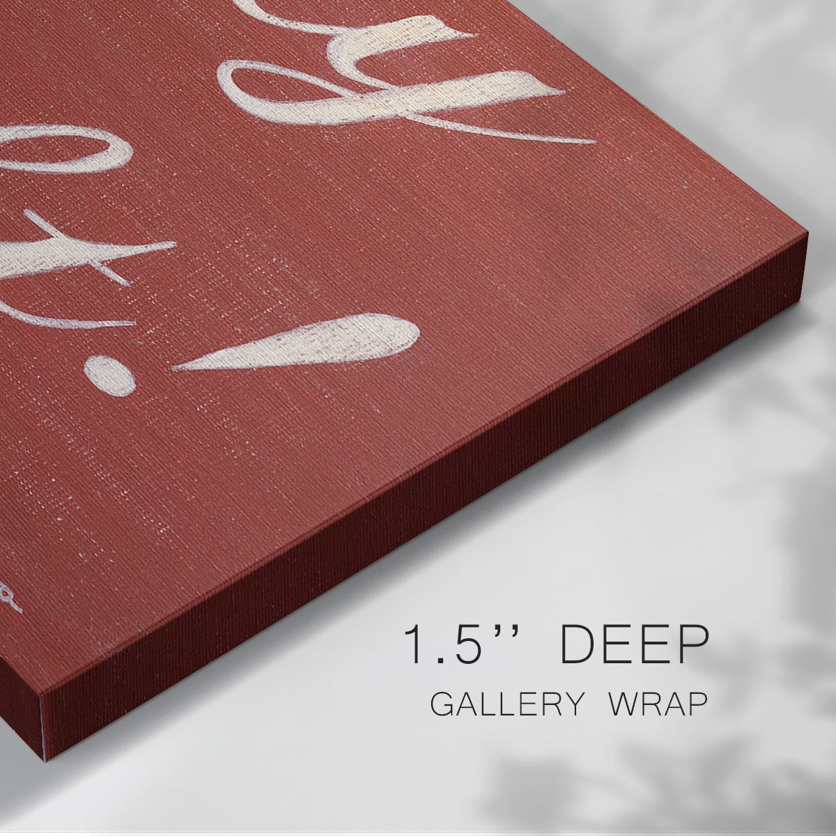 Red Merry and Bright- Gallery Wrapped Canvas