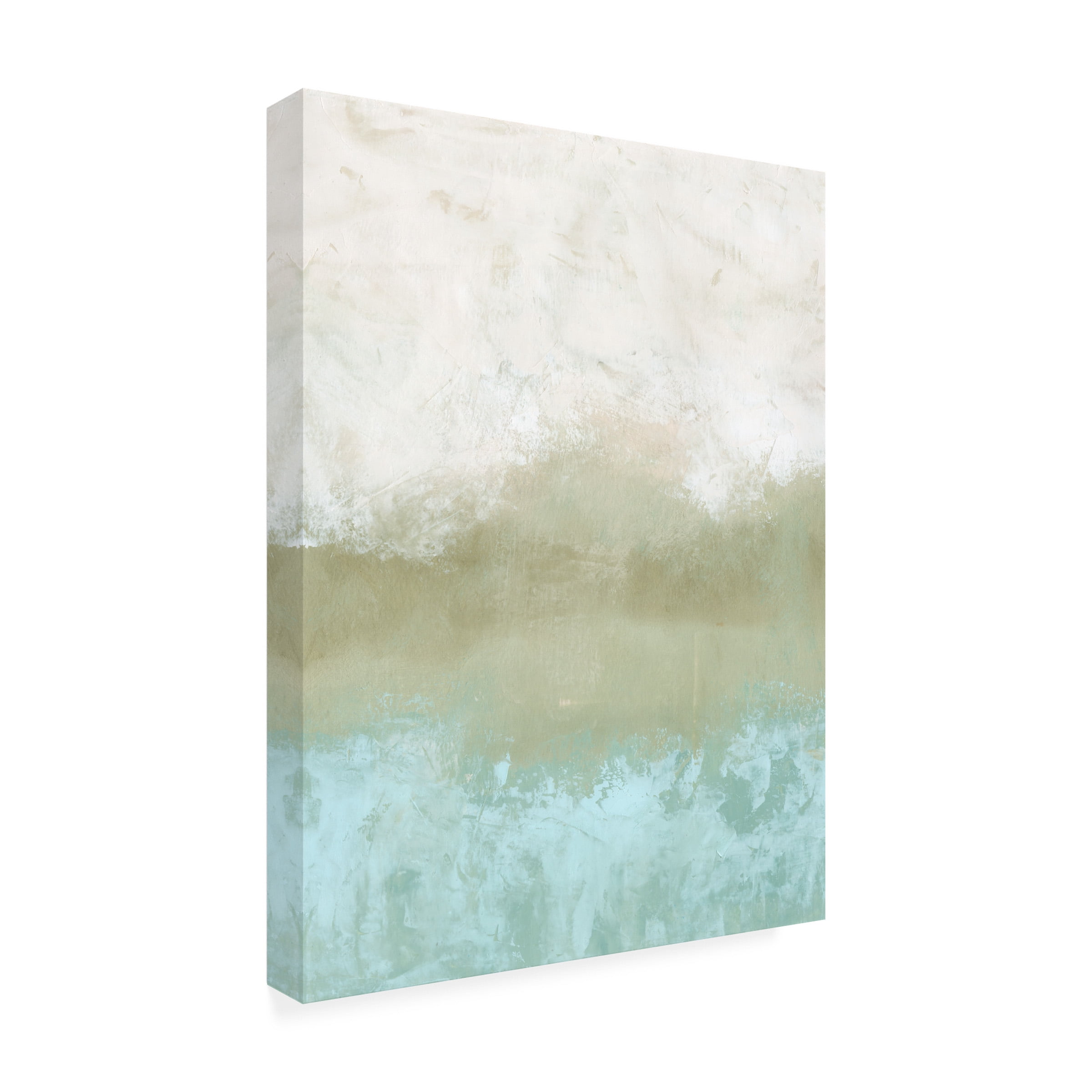 Emma Caroline 'Soft Sea Green Composition II' Canvas Art