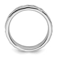 thumbnail image 2 of Sterling Silver Rhodium Ring, 2 of 6