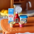 thumbnail image 2 of Farfi 5Pcs/Set Miniature Food Cute Realistic Resin Tiny Milk Yogurt Ketchup Cans Food Plastic Model Toy for Kids (Type A), 2 of 11
