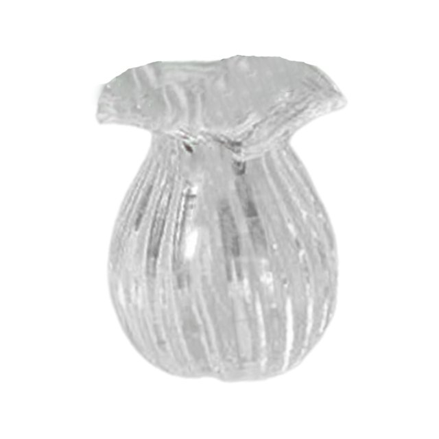 Mini jarrón de cristal para decoración de refrigerador, hogar, oficina, cocina, armario, refrigerador, florero en miniatura 3D, adorno decorativo