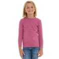 thumbnail image 3 of Cudlie Toddler Girls’ 5-Pack Long Sleeve Tees, Cotton Blend Crewnecks in Stylish Modern Colors, Sizes 12M–4T, 3 of 11