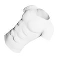thumbnail image 3 of Langgg Muscle Enhancer Shirt Padded Bodybuilder Suit For Men Looking Instantly Fit Shoulders Suit Men Muscle Shirt Bodybuilder White L, 3 of 6