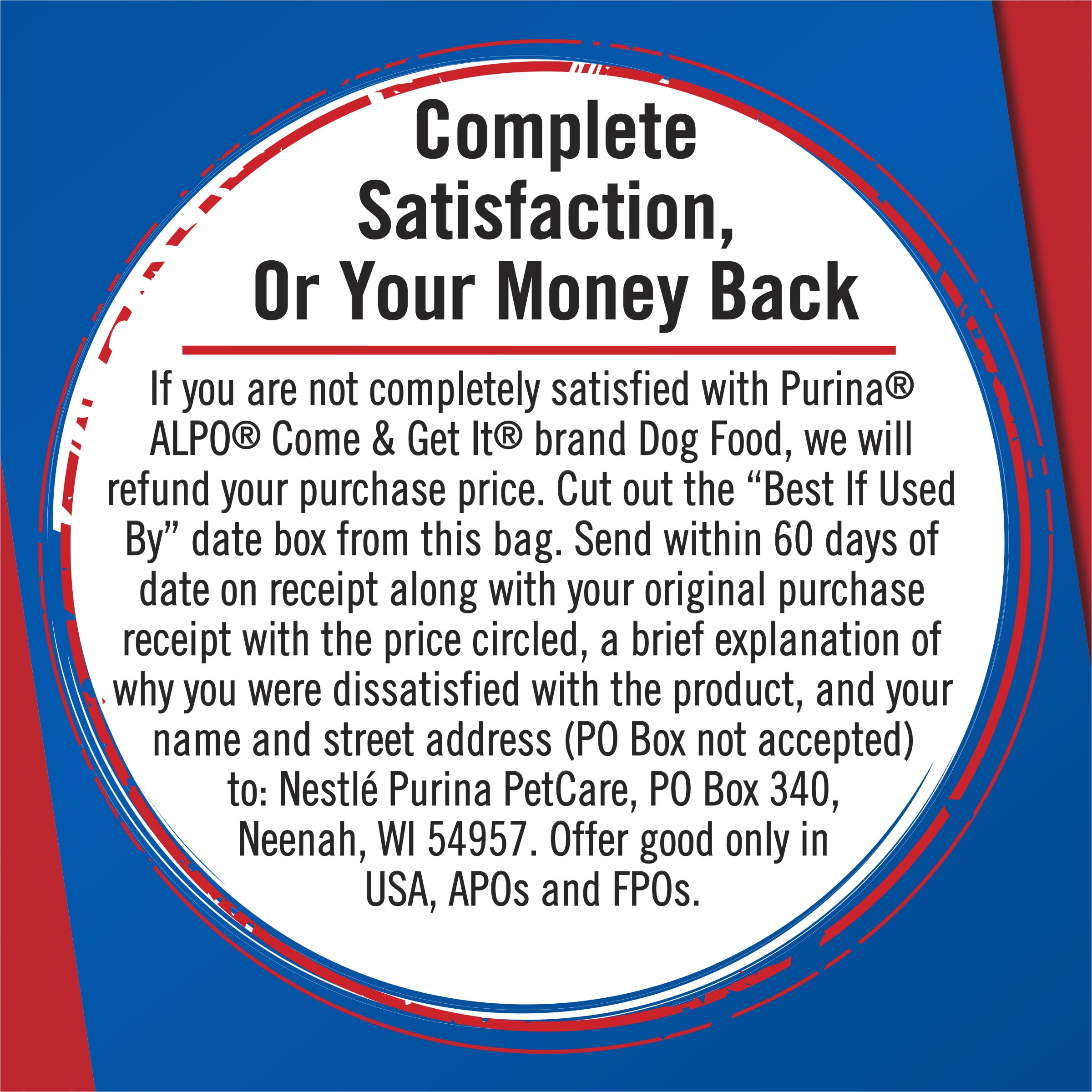 Purina ALPO Cookout Classics Dry Dog Food for Adults, Beef, Pork, & Chicken Flavor, 41 lb Bag