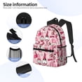 thumbnail image 5 of Haiem Garden Gnomes Lightweight Backpack for School, Classic Basic Water Resistant Casual Daypack for Travel with Bottle Side Pockets, 5 of 8