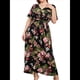 thumbnail image 1 of Vestido de Verano Holgado Informal de Corta con Corte A y Corte en A para Mujer, Talla Grande Negro XL, 1 of 10