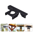 thumbnail image 1 of FUTUREORYY 2 Pcs Support d'Angle de Pergola en Acier Inoxydable Noir de Rechange avec Rallonge en T, 1 of 8