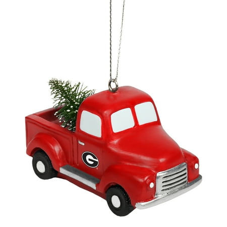 Georgia Bulldogs Official NCAA Holiday Christmas Ornament Truck With Georgia Bulldogs Official NCAA Holiday Christmas Ornament Truck With Tree by Forever Collectibles 517443 - Georgia Bulldogs Official NCAA Holiday Christmas Ornament Truck With