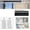 white-210-260cm, variant on Spring Tension Curtain Rods Durable Adjustable Length Hanging Extendable Telescopic Poles for Bathroom Kitchen Cupboard No Drill