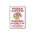 thumbnail image 2 of Pizza Lover Parking Novelty Sign, Metal Wall Decor - 10x14 inches, 2 of 4