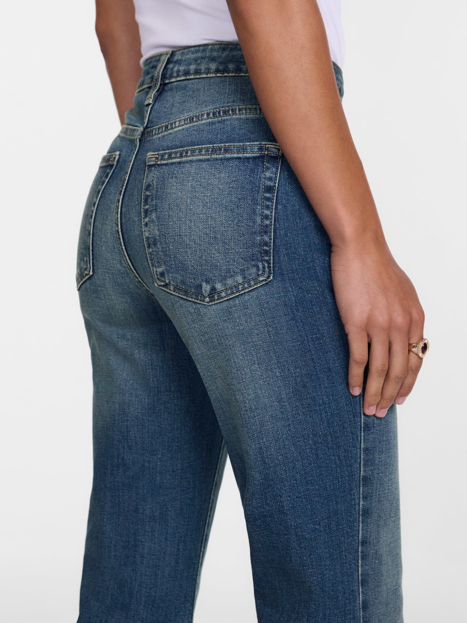 Scenario Women's High Rise Flare Denim Jeans, Sizes 0-20
