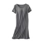 thumbnail image 2 of Camisón largo con tirantes para mujer, pijama de talla grande, vestido de casa para mujer, vestido de pijama corto con almohadilla para el pecho, estilo fino, camiseta sin mangas integrada, camisón de, 2 of 9