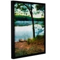 thumbnail image 2 of ArtWall Kevin Calkins "Canoes on the Beach" Gallery-Wrapped Floater-Framed Canvas, 2 of 2