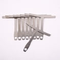 thumbnail image 2 of CIMAXIC 9pcs One Set Guitar T Shaped Measuring Calipers Adjustment Stainless Steel Guitar Neck Fingerboard Wire Radian Ruler,2.76"X2.76"X0.04", 2 of 5