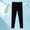 Black, variant on Men’s and Big Long Johns thermal Underwear Bottoms – Cotton Rib Knit, Front Open Button Fly, All-Season Base Layer Pants Non-Stuffy Home Sleep Pants Size L-3XL Black