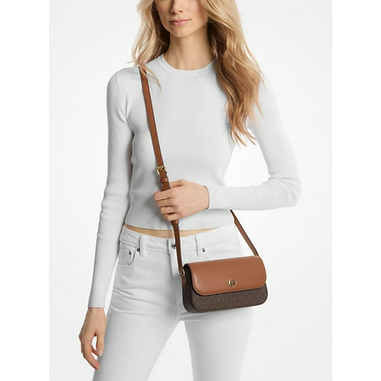 Michael Kors Women's Jet Set Travel Small Crossbody Bag (Brown