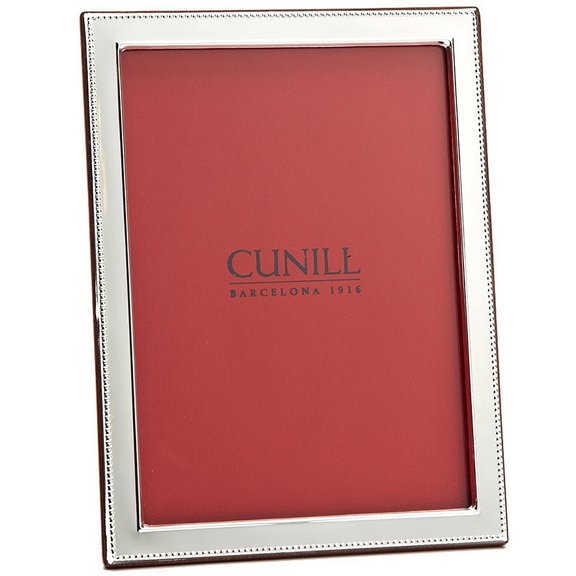 CAVIAR TRIM Fine Sterling Silver 4x6 frame by Cunill - 4x6
