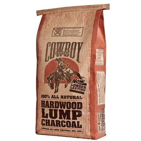 24220 Lump Charcoal, 20-Pound, All natural, 100-percent hardwood lump charcoal By Cowboy