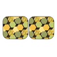 thumbnail image 7 of Daiia Bee honey 2PCS Car Windshield Sun Shade, Foldable Sun Shield for Car Front Window, Auto Sun Blocker Visor Protector Universal for Truck SUV Pickup-Small, 7 of 7