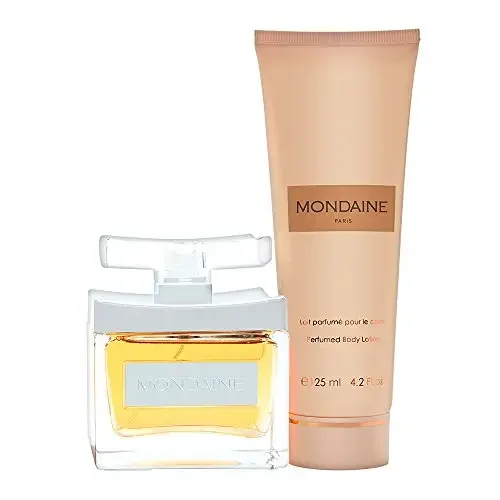 MONDAINE DE Paris Bleu EAU DE PARFUM SPRAY 3.1 OZ Y LOCIÓN CORPORAL 4.2 OZ