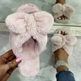 thumbnail image 2 of Durtebeua Slippers For Women Women's Indoor Bedroom Slipper, Gift for Women, Wool-Like House Shoe with Anti-Skid Pink,7, 2 of 7