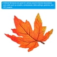 thumbnail image 5 of Uxcell Fake Fall Leaves, 6 inch 20Pcs Artificial Maple Leaves Faux Autumn Leaves Decor Style 1, Orange, 5 of 6