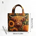 thumbnail image 4 of Cow Quilted Tote Bag Travel Handbag Ideal For Going To The Market And Doing Business And Traveling Or Leisure, 4 of 7