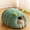 Green, variant on Uutvmp Cat Cave Bed - Enclosed Cat Hideaway, Soft Wool Cat Nest, Cozy Cat Sleeping Bed Handmade Kitty Cave Warm Indoor Cat Furniture, Winter Semi Covered Comfortable Pet Bed Cat House for Small Cats