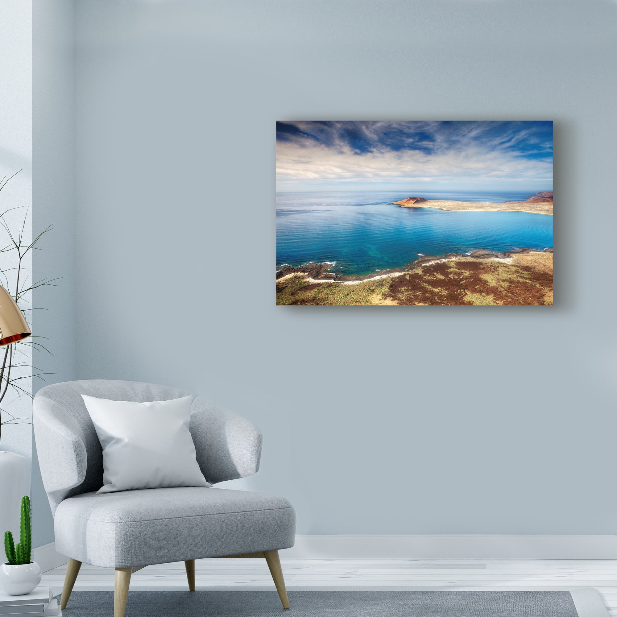 Trademark Fine Art 'Spain Ocean 3' Canvas Art by Maciej Duczynski