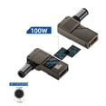 thumbnail image 2 of BQBQERT 90 Degree Angled USB C Power Adapters 100W Fast Charging for 7450 Laptops Real Time Voltages Current, 2 of 8