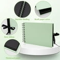 thumbnail image 4 of ZYNERY Scrapbooking Photo Albums 60 Pages of 21.5 x 15 cm,With 3 Stickers and Pen, Scrapbook Kit for DIY Album,Birthday, Wedding,Travel(Green), 4 of 7