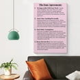 thumbnail image 4 of The Four Agreements Wall Art Wall Art Picture Painting Poster Canvas Print Posters Artworks Bedroom Living Room Decor 24x36inch(60x90cm), 4 of 6